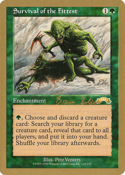 Survival of the Fittest - 1998 Brian Selden (EXO) - Moderately Played