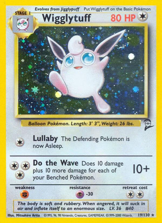 Wigglytuff  B2 19/130 - Moderately Played