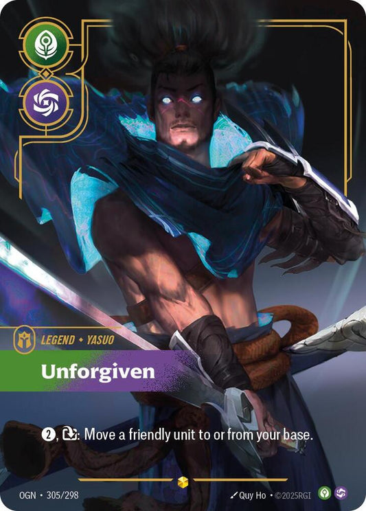 Yasuo - Unforgiven (Overnumbered) - Lightly Played